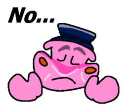 Jimmie the pink hippo sticker #2824501