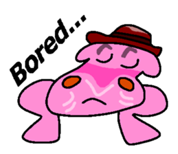 Jimmie the pink hippo sticker #2824502