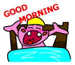 Jimmie the pink hippo sticker #2824504