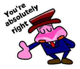 Jimmie the pink hippo sticker #2824506