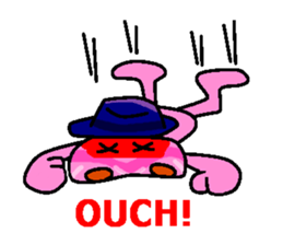 Jimmie the pink hippo sticker #2824508