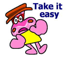 Jimmie the pink hippo sticker #2824510