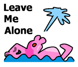 Jimmie the pink hippo sticker #2824514