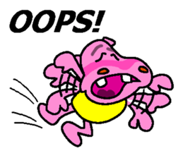Jimmie the pink hippo sticker #2824525