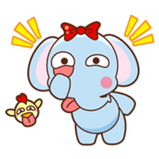 Emy the funny elephant sticker #2825335