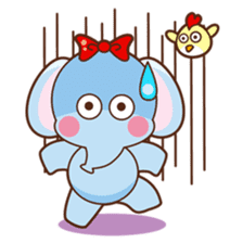 Emy the funny elephant sticker #2825344