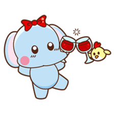 Emy the funny elephant sticker #2825358