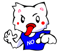 Bizarre Shirt Cat (40 Digging) sticker #2825510
