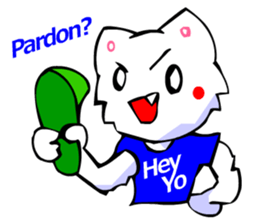 Bizarre Shirt Cat (40 Digging) sticker #2825511