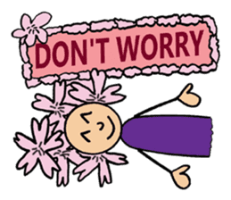 Purple People 3 Cherry Blossom time sticker #2825775