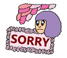 Purple People 3 Cherry Blossom time sticker #2825777