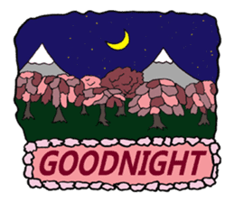 Purple People 3 Cherry Blossom time sticker #2825779