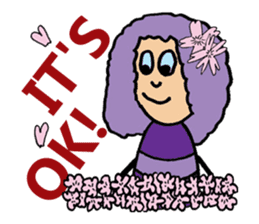 Purple People 3 Cherry Blossom time sticker #2825782