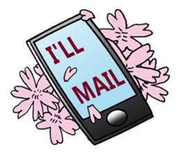 Purple People 3 Cherry Blossom time sticker #2825786