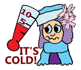 Purple People 3 Cherry Blossom time sticker #2825788