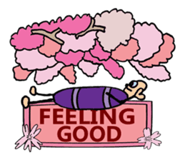 Purple People 3 Cherry Blossom time sticker #2825798