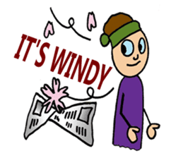 Purple People 3 Cherry Blossom time sticker #2825800