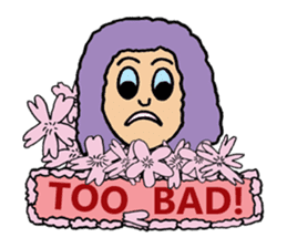 Purple People 3 Cherry Blossom time sticker #2825802