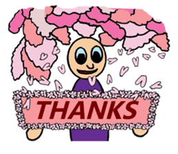 Purple People 3 Cherry Blossom time sticker #2825809