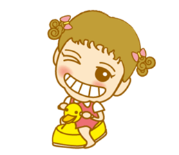 Little curly sticker #2825858