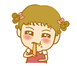 Little curly sticker #2825864