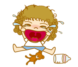 Little curly sticker #2825868