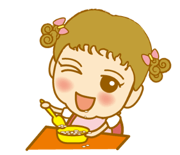 Little curly sticker #2825870