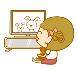 Little curly sticker #2825871