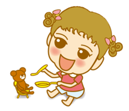 Little curly sticker #2825876