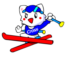 Bizarre Shirt Cat (Winter Sports) sticker #2825894