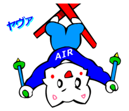 Bizarre Shirt Cat (Winter Sports) sticker #2825898