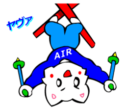 Bizarre Shirt Cat (Winter Sports) sticker #2825898