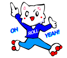 Bizarre Shirt Cat (Winter Sports) sticker #2825908