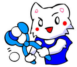 Bizarre Shirt Cat (Winter Sports) sticker #2825917