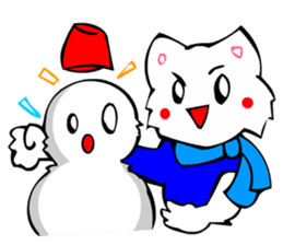 Bizarre Shirt Cat (Winter Sports) sticker #2825919