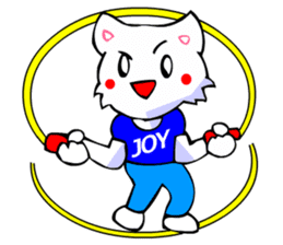 Bizarre Shirt Cat (Winter Sports) sticker #2825923