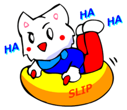 Bizarre Shirt Cat (Winter Sports) sticker #2825924