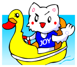 Bizarre Shirt Cat (Winter Sports) sticker #2825926