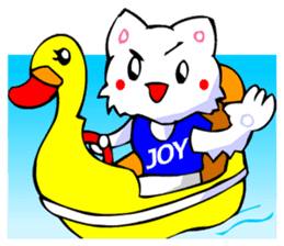 Bizarre Shirt Cat (Winter Sports) sticker #2825926