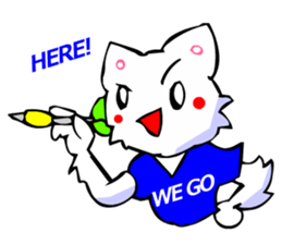 Bizarre Shirt Cat (Winter Sports) sticker #2825930