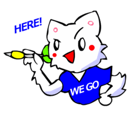 Bizarre Shirt Cat (Winter Sports) sticker #2825930