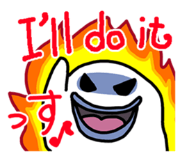 Ghost daily conversation for English sticker #2826041
