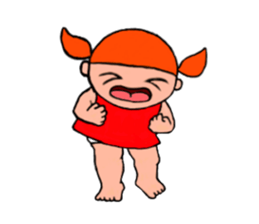 Naughtiness 2 years old child sticker #2826565