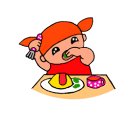 Naughtiness 2 years old child sticker #2826568