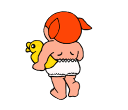 Naughtiness 2 years old child sticker #2826569