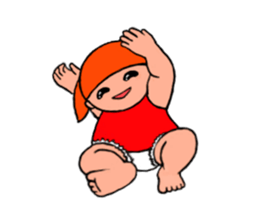 Naughtiness 2 years old child sticker #2826585