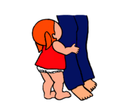 Naughtiness 2 years old child sticker #2826591