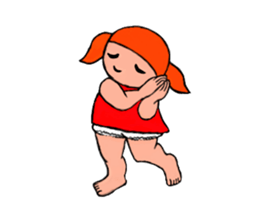 Naughtiness 2 years old child sticker #2826602