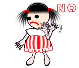Girl "kokko-chan " sticker #2827406