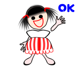 Girl "kokko-chan " sticker #2827407